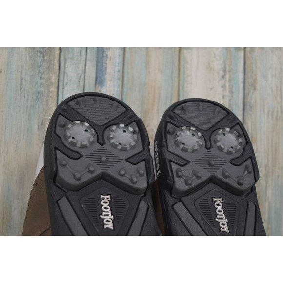 Footjoy GreenJoys Men's Size 11 Saddle Golf Cleats 45542 - Picture 6 of 11